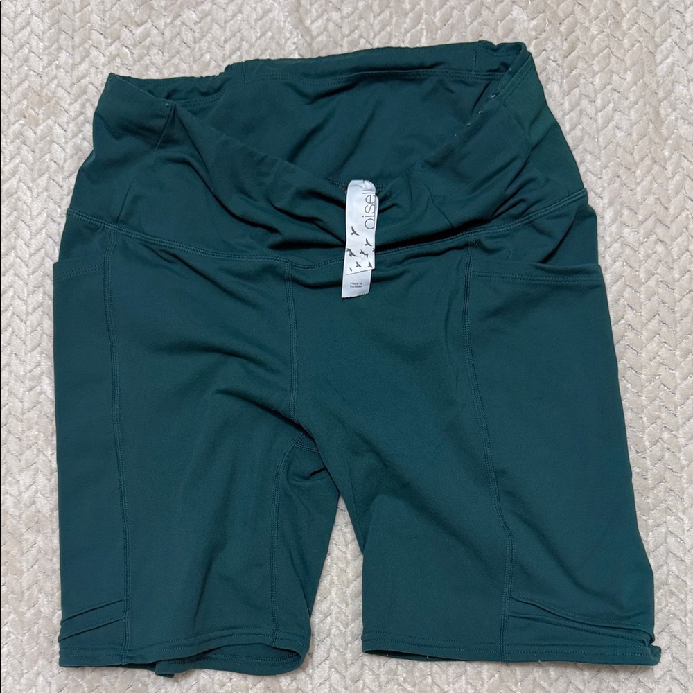 Oiselle Teal Athletic Shorts